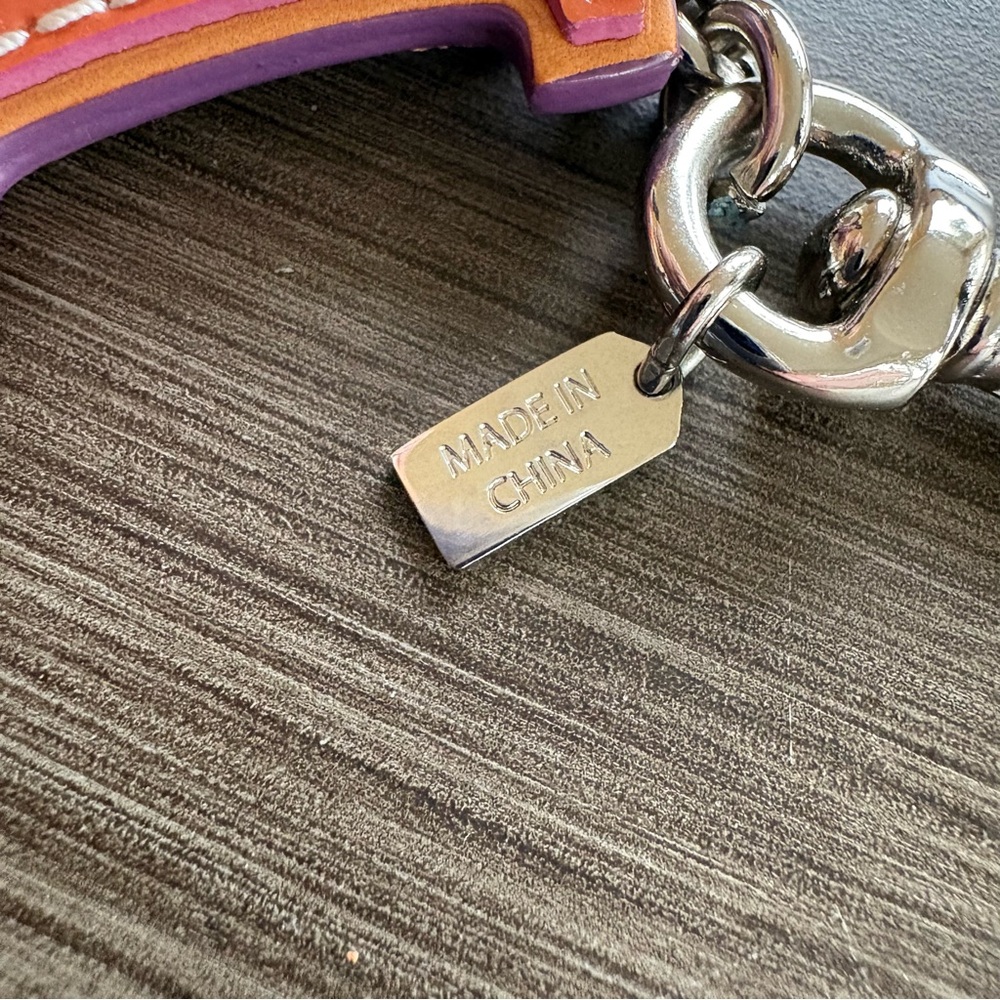 RESERVED Coach Letter K Leather Bag Charm - Picture 8 of 10